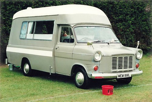 Altes wohnmobil oldtimer foto - altes,
