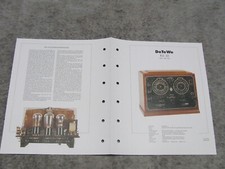 Schaltplan für Röhrenradio Radio DeTeWe R.E.32 von 1927 Rundfunkmuseum