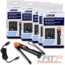 5x ENVA WERKSTATT LED ARBEITSLAMPE ARBEITSLEUCHTE HANDLAMPE FALTBAR AKKU MAGNET
