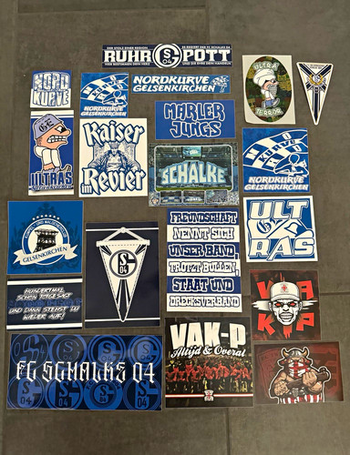 Schalke ultras hugos sticker - ultras,
