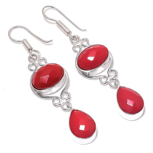 Handgefertigter roter onyx - handgefertigter,