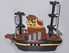 großes Fisher-Price Kinder Piratenschiff Segelschiff 44 cm verschieden steckbar