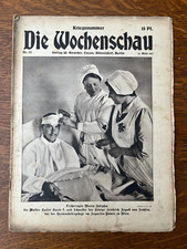 (RB)2024-109, alte Zeitung, Die Wochenschau Nr. 12, Verlag W.Girardet, 1917