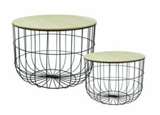 2er Set Couchtisch mit