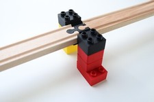 Brückenadapter DUPLO für Brio | IKEA Lillabo | Playtive-Holzeisenbahn 10er SET