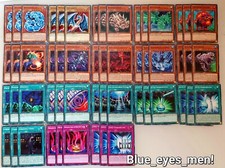 Yu-Gi-Oh! WasserDrachen DECK! Komplett! WasserDrachen Schwarm NM Commons NEU!