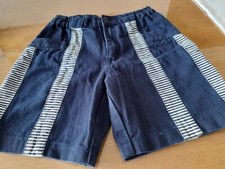 Hose + Jacke aus Jeansstoff für Mädchen - Größe 152 - dunkelblau mit Streifen