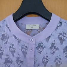 Vintage Damen Bluse Lila