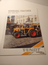 Fendt Prospekt KOMMUNAL TRAKTOREN ORIGINAL 250K 250V 260V Allrad traktor
