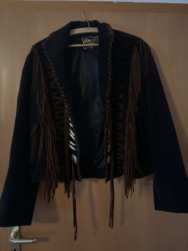 Fransen lederjacke kurzer - fransen,
