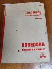 Hagedorn Ladewagen LD Ersatzteilliste spare parts list traktor schlepper K16