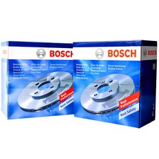 2x BOSCH Bremsscheibe Vorne