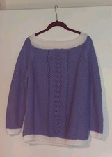 Pullover Gr. 40  blau