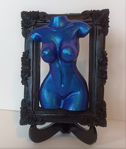 Gerahmte figur weiblich - figur,