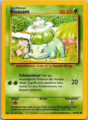 Pokémon bisasam 102 base - bisasam,