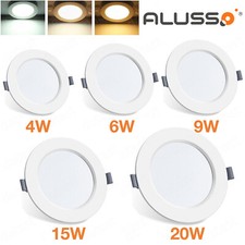 LED Panel Einbaustrahler Einbauleuchte Deckenleuchte Flach Rund Einbau Spot 230V