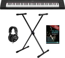 Yamaha Piaggero NP-35 Portable Stage Piano Set Klavier Ständer Kopfhörer Schule