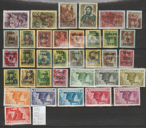 Ungarn posten briefmarken aus - briefmarken,