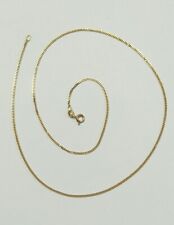 Gelbgold Flachpanzer Kette 46cm 1,9g 375 9K GG Halskette