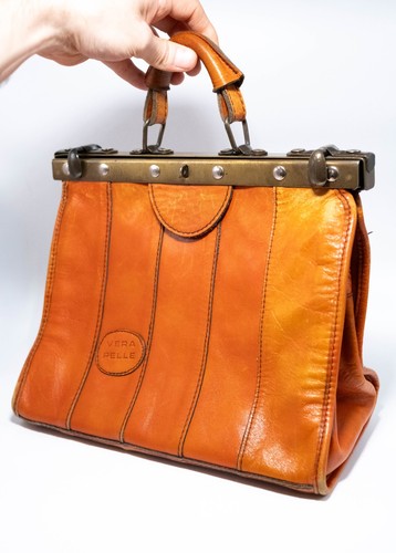 Vintage arzttasche leder - arzttasche,