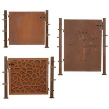 Gartentor Gartentür Rost Zauntür Hoftor Hoftür Gartenpforte Gartenzaun Garten