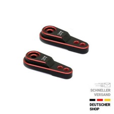 ✅ 2x Alu Servoarm Servohorn Servohebel 31mm SW/RT CNC 25T Futaba Align Savöx KST