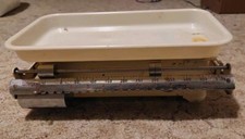 DDR Tarierwaage 10Kg Haushaltwaage VEB Thüringer Industriewerk Rauenstein