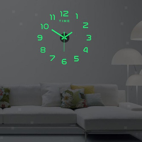 Beleuchtete wanduhr aufkleber - beleuchtete,