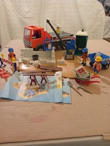Playmobil baustelle haus - baustelle,