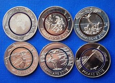 6 x 5 Euro Münzen 2016-2021