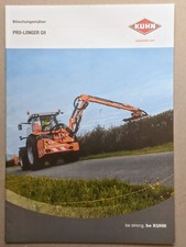 Kuhn PRO-LONGER GII Böschungsmäher Prospekt Traktor Bulldog Schlepper 
