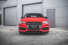 Cup Spoilerlippe Front Ansatz V.1 passend für Audi S3 / A3 S-Line 8V Limo / Cabr