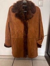 BOGNER • Lammfellmantel • Designer • 38 • Rost • Edelmantel