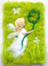 ♥WOLLBILD GLÜCKS ENGEL