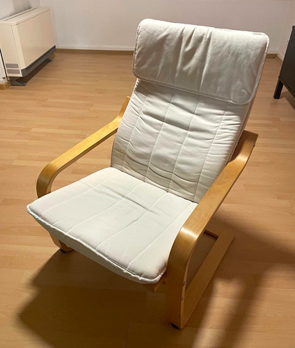 Ikea poäng holzgestell weiß - ikea,