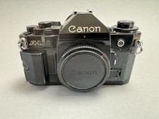 Canon A-1 schwarz analoge 35mm