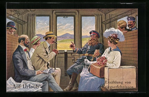 Künstler arthur thiele - künstler-ak,