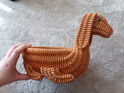 Rattan optik hunde korb - rattan,