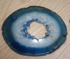 Achat Scheibe Blau / ca. 55 Gramm