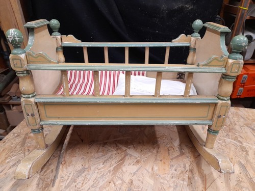Puppenwiege antik antike alte - antike,
