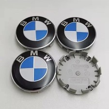 Nabendeckel Radnabendeckel für BMWFahrzeuge 4x68mm Blau Weiß
