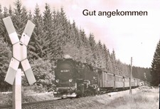 AK Dampflok 99 1238-1 "Rückbau auf Kohle 28.03.83" 1984 ungelaufen. Echtes Foto