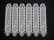 Panneaux Scheibengardine Gardine Scheibenhänger Vorhang ecru B=0,30-2,40 H=0,75m