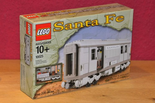 Lego 10025 santa - santa, eisenbahn