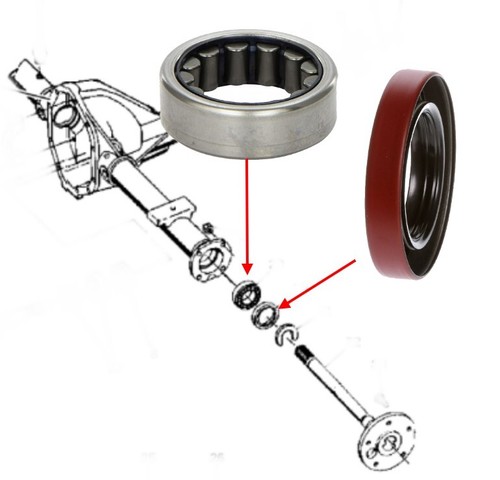 Radlager simmerring set - radlager,