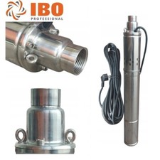 Edelstahl Tiefbrunnenpumpe 3" Zoll 750, 550, 370 W - 7 bis 11 bar Schneckenpumpe