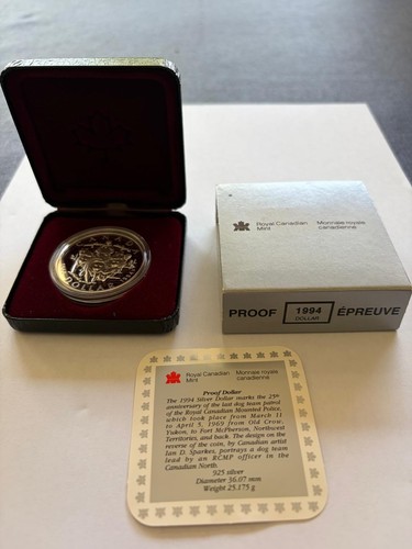 Canada silver dollar 1994 - silver,