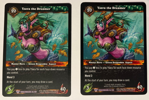 Wow tcg ysera - 2x, dreamer