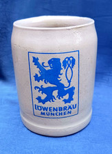 Bierkrug Löwenbräu München 0,25l , sehr alt , sehr gut , gebraucht , siehe Fotos