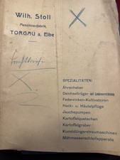 Mappe Wilhelm Stoll Torgau Um